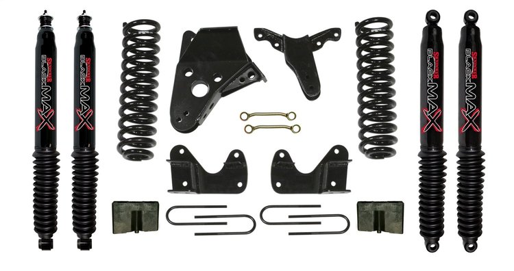 6 in. Suspension Lift Kit for 1984-1990 Bronco II with Black MAX Shocks 136BHK-B