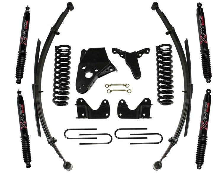6 in. Suspension Lift Kit for 1984-1990 Bronco II with Black MAX Shocks 136BHKS-B