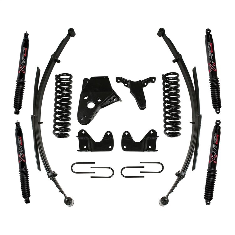 6 in. Suspension Lift Kit for 1983-1997 Ranger with Black MAX Shocks 136RHKS-B