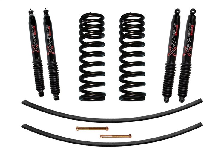 2 in. Suspension Lift Kit for 1978-1979 Bronco with Black MAX Shocks 172BK-B