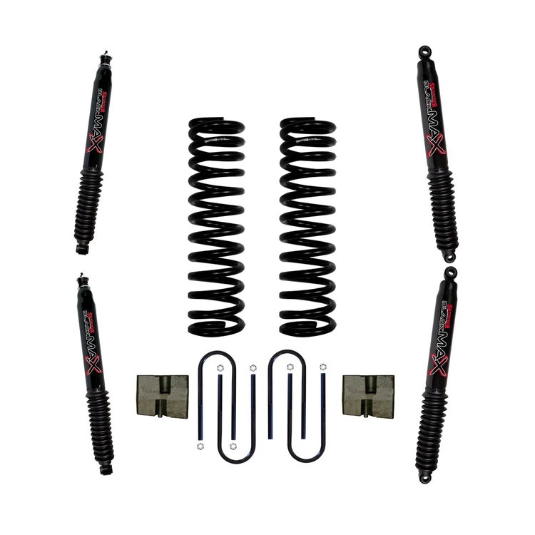 Suspension Lift Kit for 1966-1977 with Black MAX Shocks 174EBK-B
