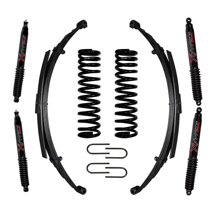 5 in. Suspension Lift Kit for 1966-1977 Bronco with Black MAX Shocks 174EBKS-B