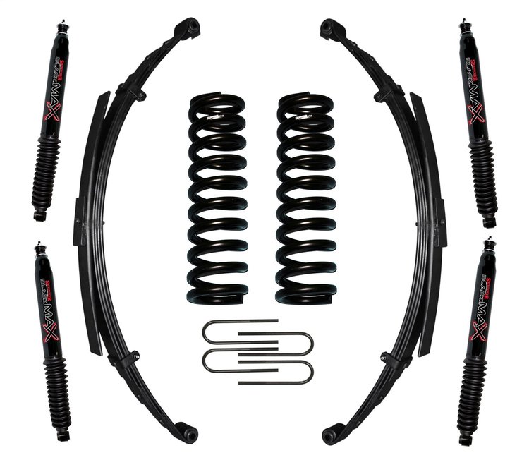 Suspension Lift Kit for 1973-1979 F-150 with Black MAX Shocks 174PKS-B