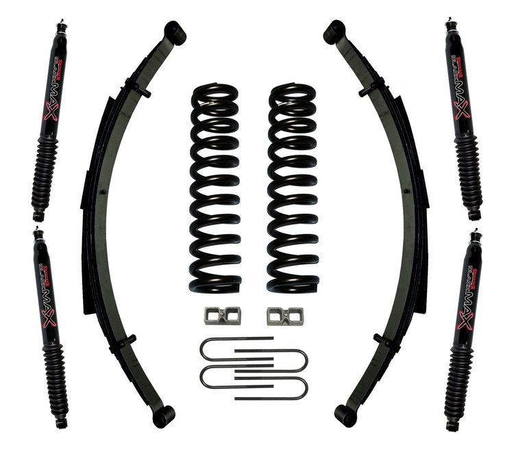 9 in. Suspension Lift Kit for 1973-1979 F-150 with Black MAX Shocks 179PKS-B
