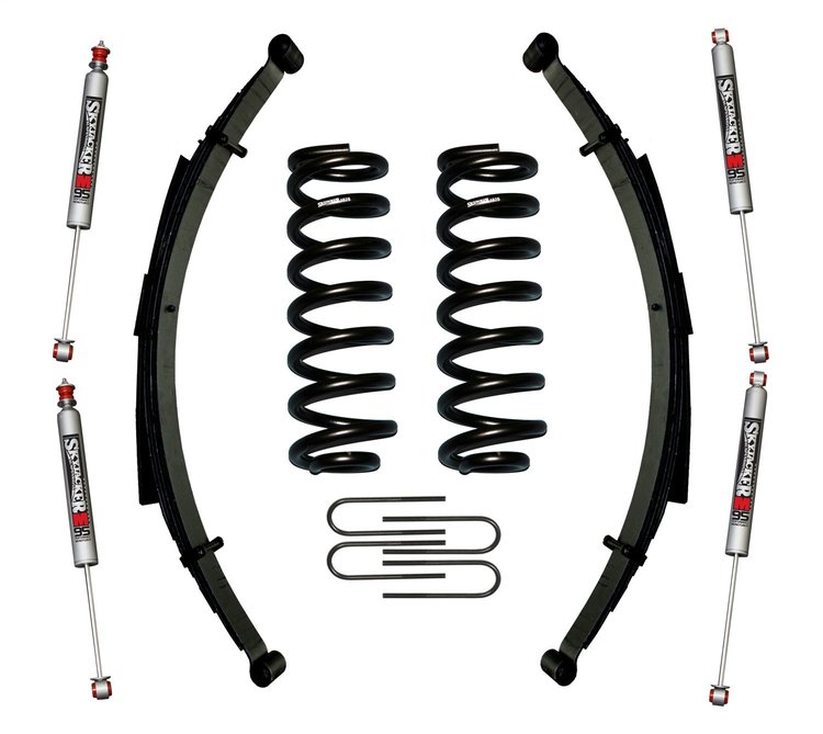 2 in. Suspension Lift Kit for 1980-1996 Bronco with M95 Monotube Shocks 182BKS-M