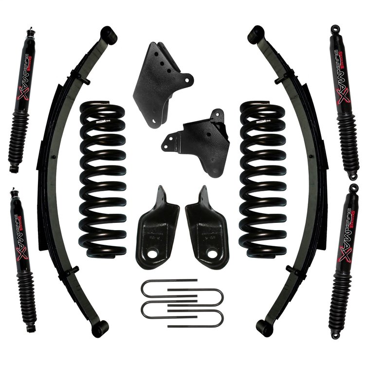 4 in. Suspension Lift Kit for 1980-1996 with Black MAX Shocks 184BKS-B