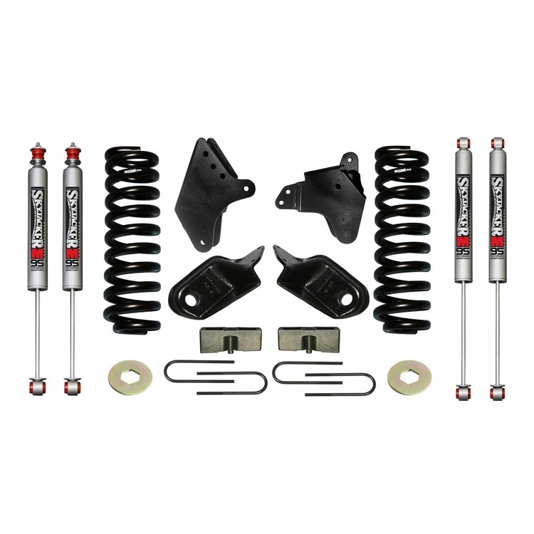 4 in. Suspension Lift Kit for 1980-1996 F-250 with M95 Monotube Shocks 184F2K-M