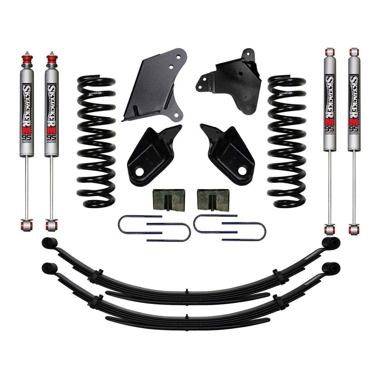4 in. Suspension Lift Kit for 1980-1996 F-150 with M95 Monotube Shocks 184P2KS-M