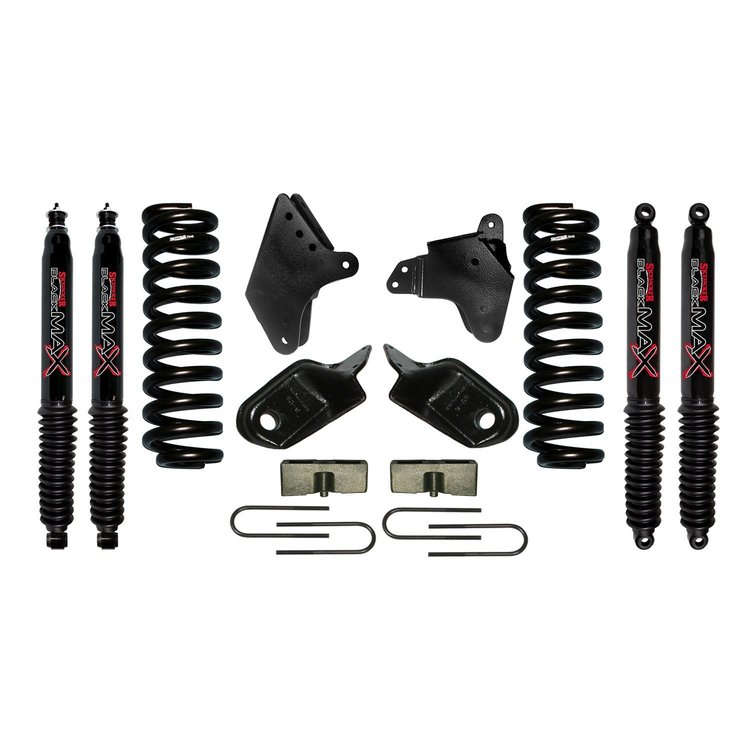 4 in. Suspension Lift Kit for 1980-1996 F-150 with Black MAX Shocks 184PK-B