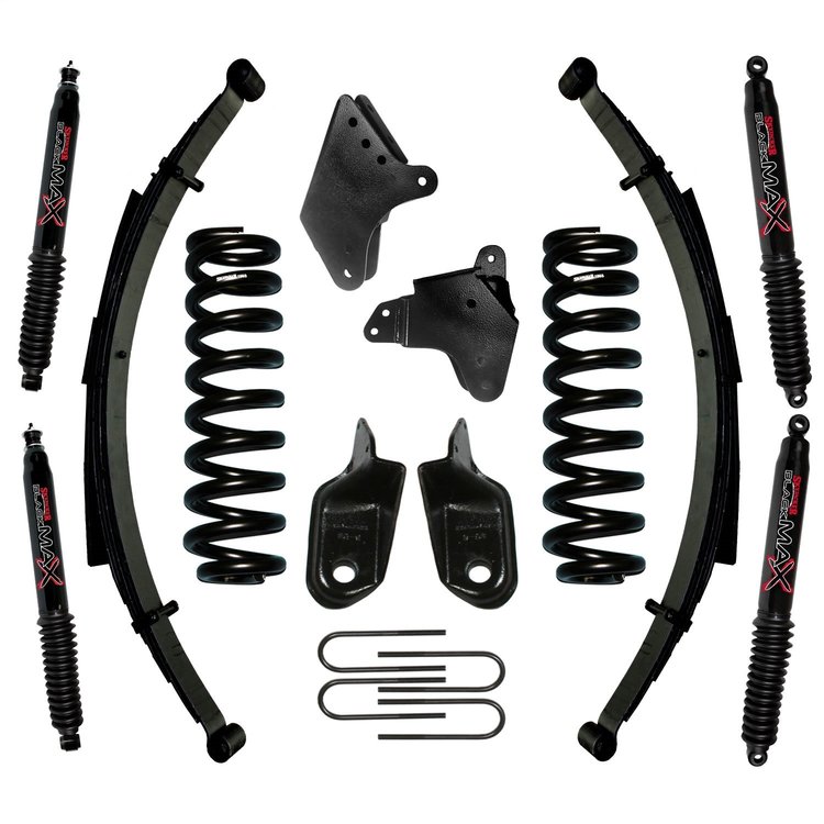 6 in. Suspension Lift Kit for 1980-1996 F-150 with Black MAX Shocks 186PKS-B