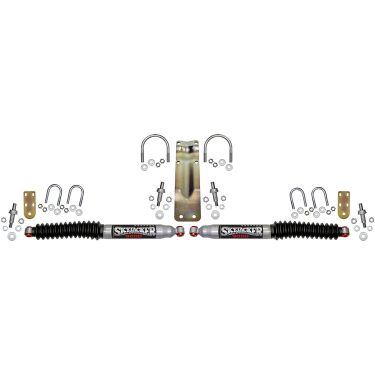 Multi-Make Silver Dual Stabilizer Kit 1967-91 Chevy/GMC