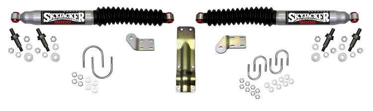 Ford Silver Dual Stabilizer Kit 2005-12 F250/F350 Super Duty Pickup