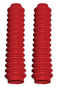 Shock Boots with Ties Red