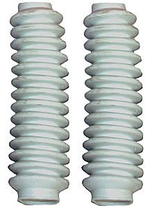 Shock Boots with Ties White