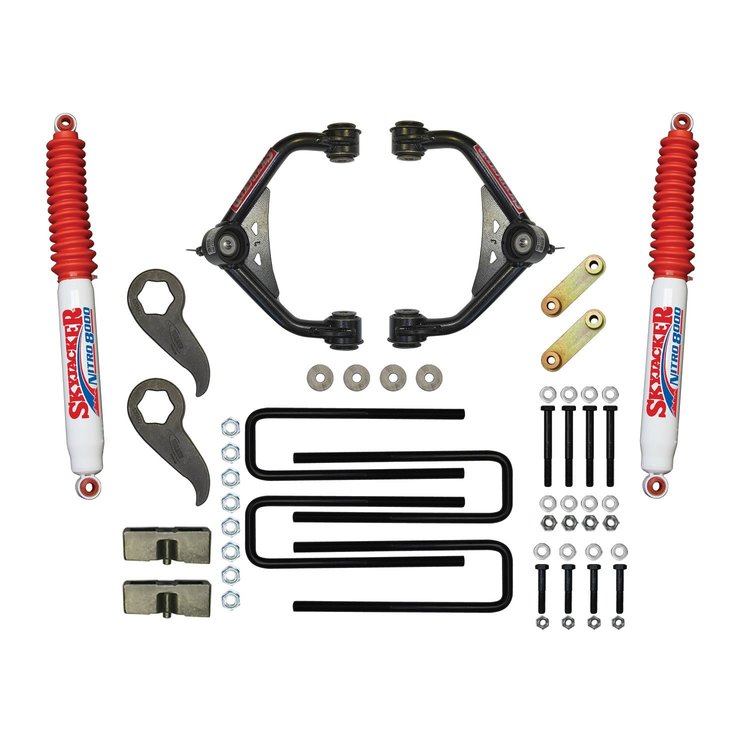 3.000-3.500 In. Upper Control Arm Lift Kit with Nitro 8000 Rear Shocks
