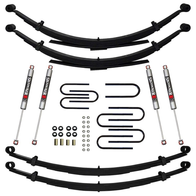 4 in. Suspension Lift Kit for 1988-1991 Blazer Jimmy with M95 Monotube Shocks C140AKS8-M