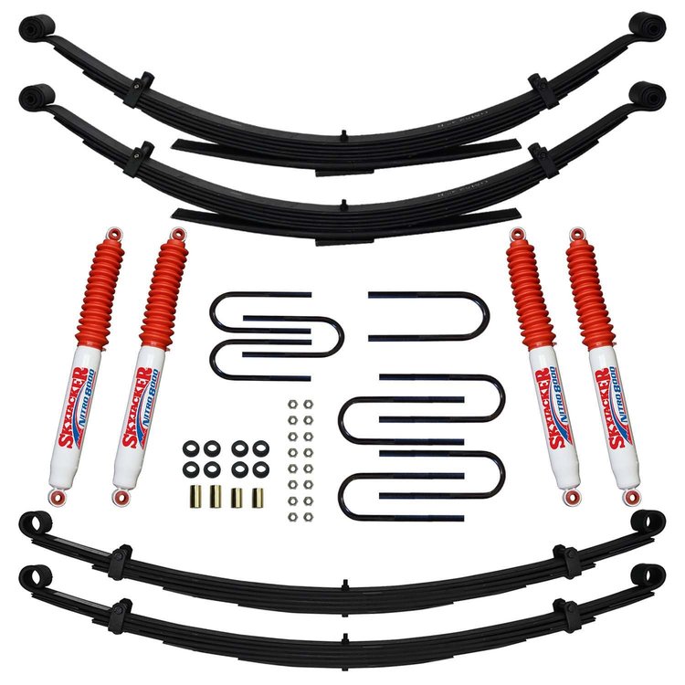 4 in. Suspension Lift Kit for 1988-1991 Jimmy with Nitro Shocks C140AKS8-N