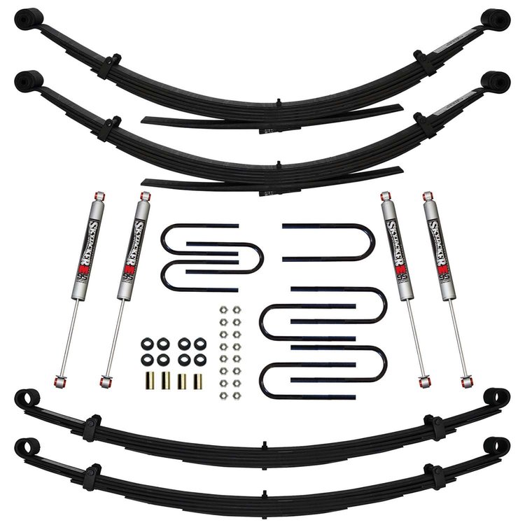 4 in. Suspension Lift Kit for 1988-1991 Suburban with M95 Monotube Shocks C140AKSD8-M