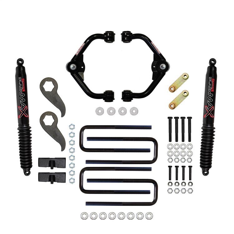 3.0-3.5 in. Suspension Lift Kit for Select GM Trucks with Black MAX Shocks