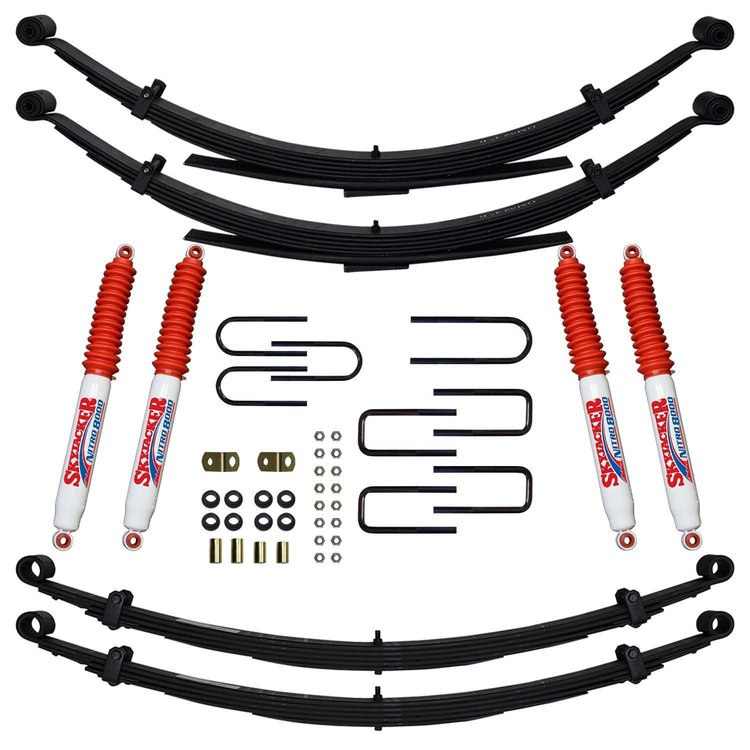 4 in. Suspension Lift Kit for 1969-1972 GM with Nitro Shocks C240AKS-N