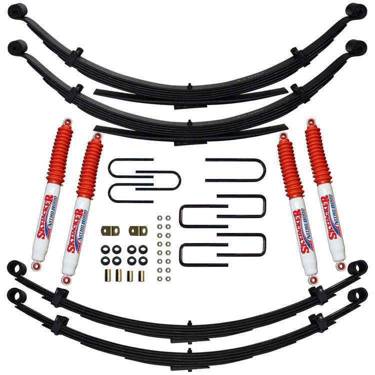6 in. Suspension Lift Kit for 1969-1972 GM with Nitro Shocks C260AKS-N