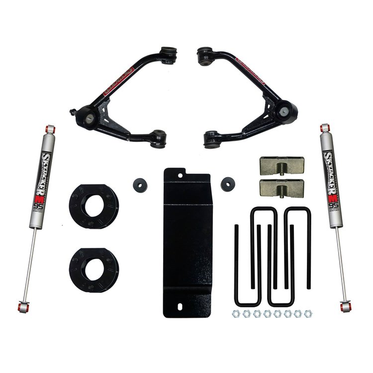 3.500-4.000 In. Upper Control Arm Lift Kit with M9500 Rear Shocks