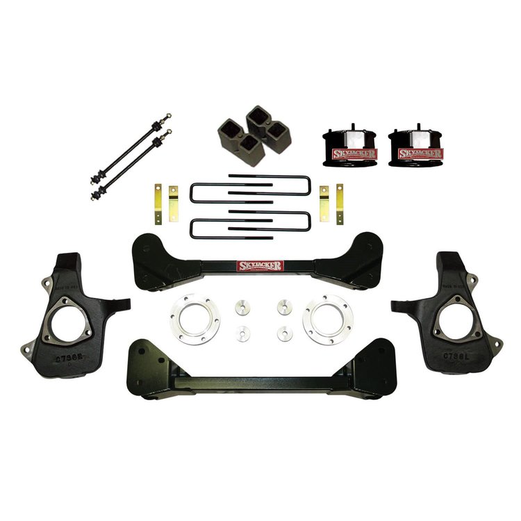 4 in. Suspension Lift Kit for 2007-2013 with Black MAX Shocks C7360PK-B