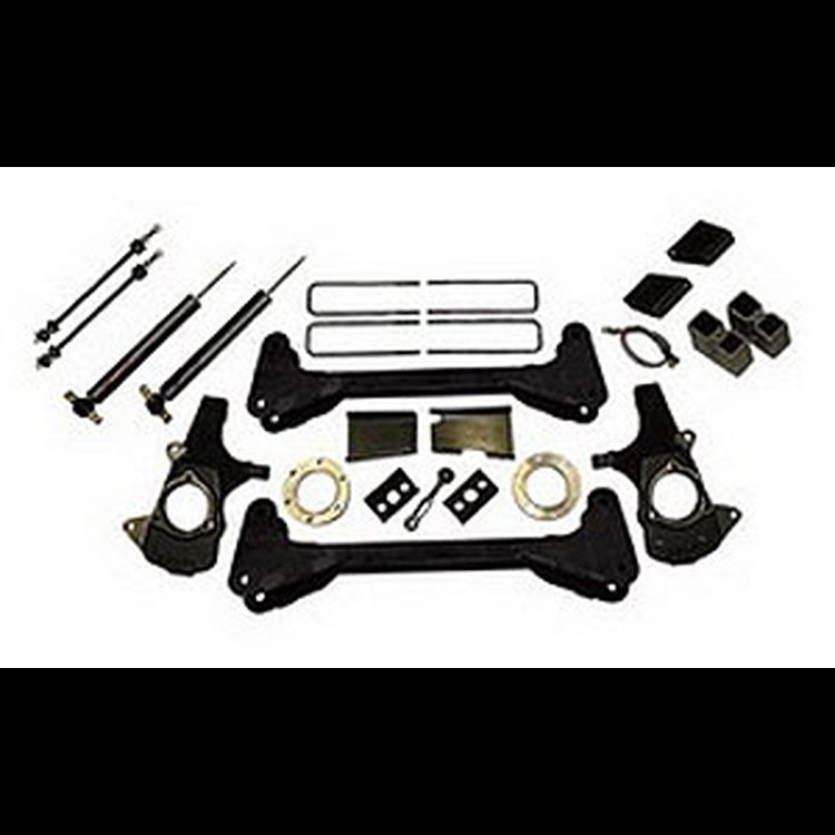 Suspension Lift Kit 6 in. Lift Incl. Adjustable Front Struts Rear Blocks