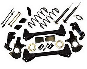 Suspension Lift Kit; 6 in. Lift; Incl Adjust Frt Struts/Rr Cl Spgs; Can Use OEM Tires/Wheels w/No Mo