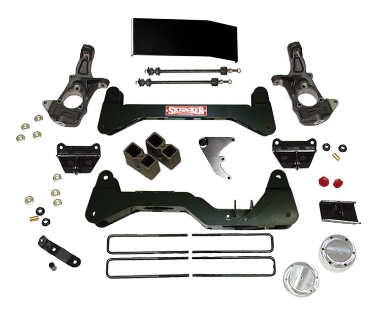 1999-06 K1500 GM 6IN. Kit w/rear blocks and add-a-leafs