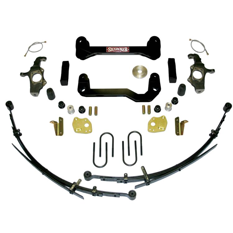 Suspension Lift Kit; 4in.Lift;Incl.Strng.Knkls;X-Mbrs;BmpStpExt.;TrsnBrRelo./SwyBrLow/Diff.Relo.Brkt