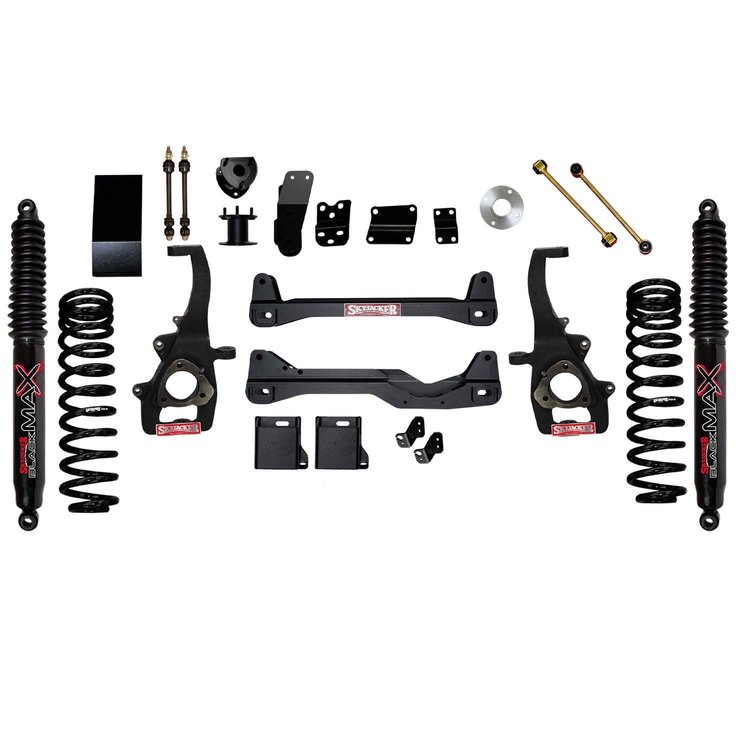 4 in. Suspension Lift Kit for Ram with Black MAX Shocks D1440SSK-B