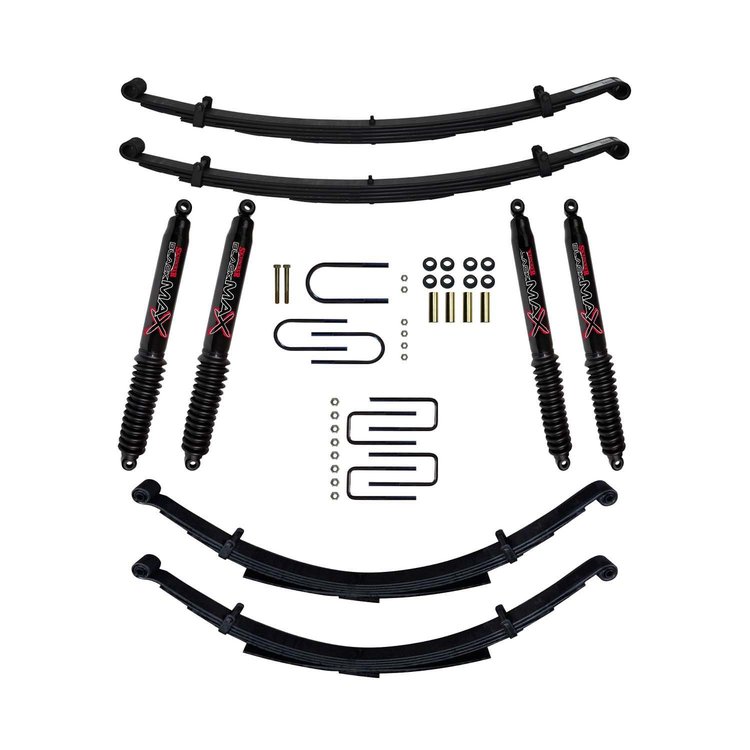 5 in. Suspension Lift Kit for Dodge with Black MAX Shocks D200BKS-B