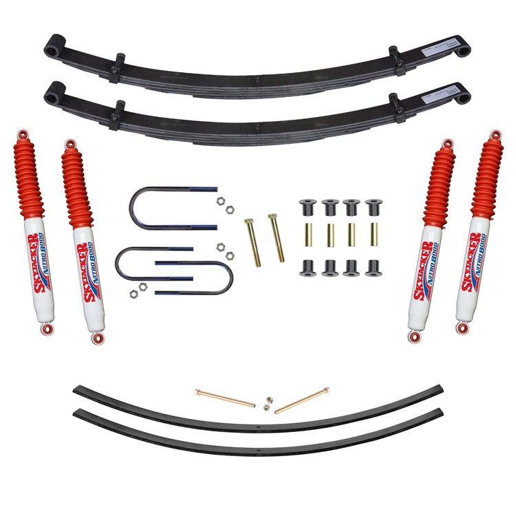 4 in. Suspension Lift Kit for Dodge with Nitro Shocks D400BAK-N