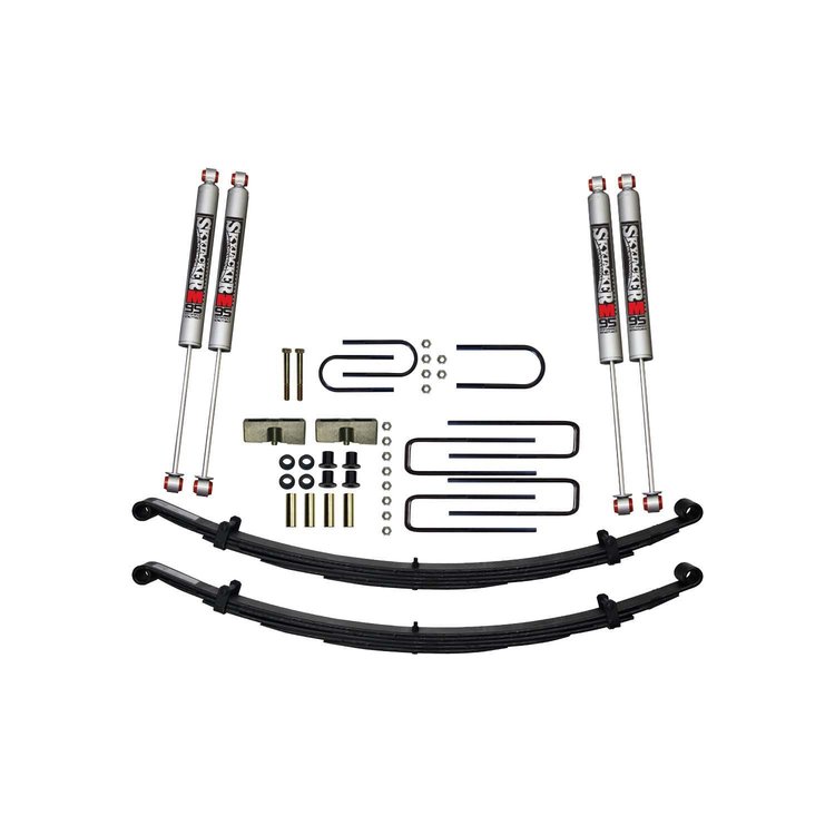 4 in. Suspension Lift Kit for Dodge with M95 Monotube Shocks D400BK-M