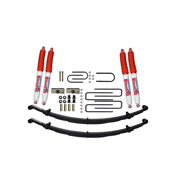 4 in. Suspension Lift Kit for Dodge with Nitro Shocks D400BK-N