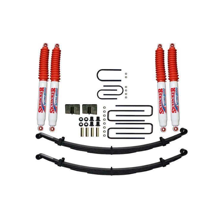 4 in. Suspension Lift Kit for Dodge with Nitro Shocks D400BRK-N