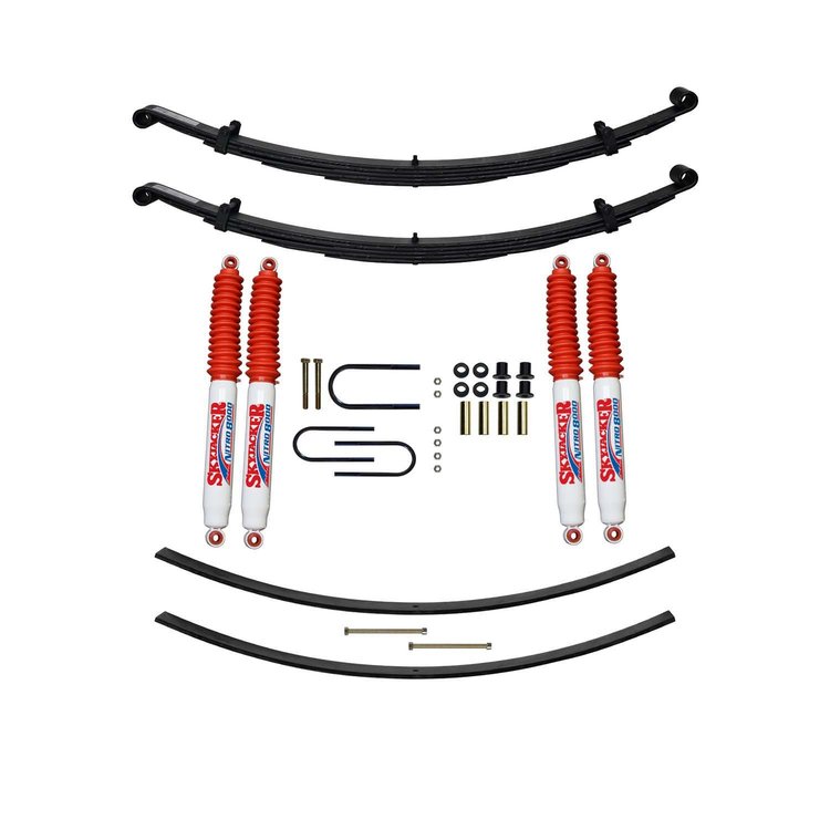 4 in. Suspension Lift Kit for Dodge with Nitro Shocks D400CAK-N