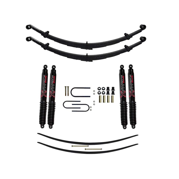 4 in. Suspension Lift Kit with Black MAX Shocks D400CDAK-B
