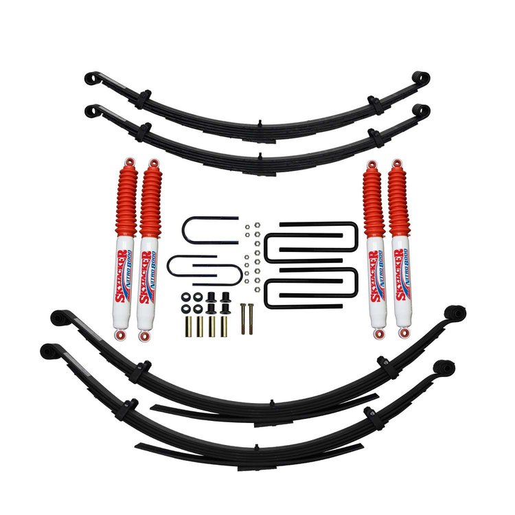 4 in. Suspension Lift Kit for Dodge with Nitro Shocks D400CKS-N