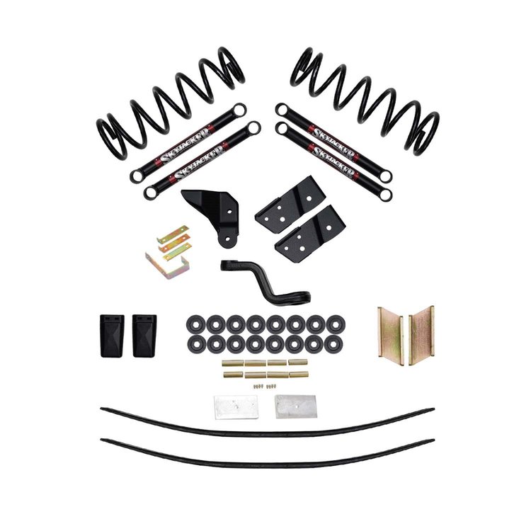 Class 1 Suspension Lift Kit 4.5-5.5 in. Lift Incl. Front Springs Add-A-Leafs Steering Correction Steering Stabilizer