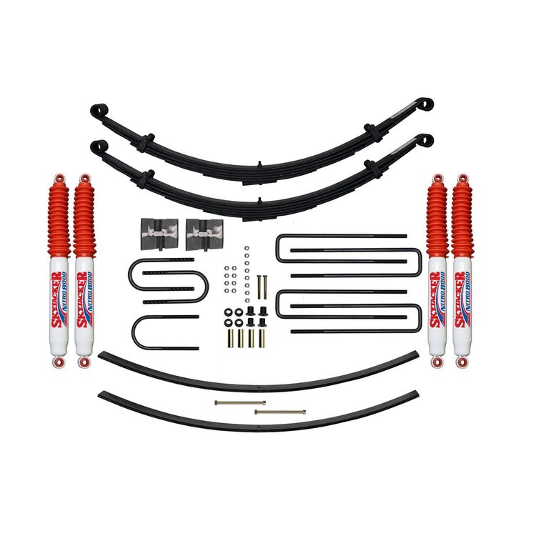8 in. Suspension Lift Kit for Dodge with Nitro Shocks D800BK-N