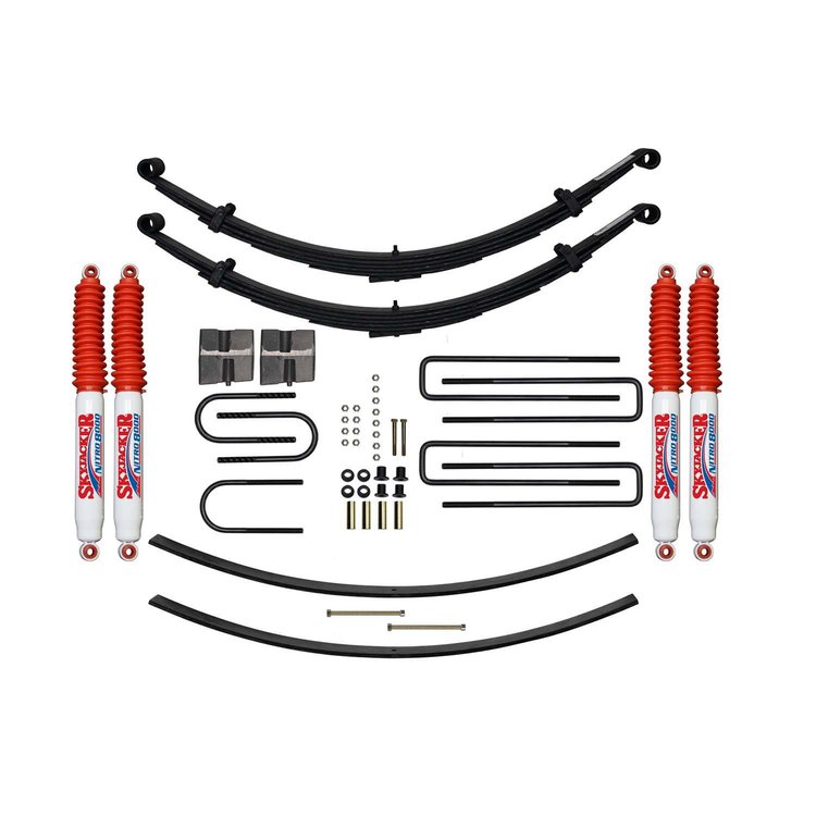 8 in. Suspension Lift Kit for Dodge with Nitro Shocks D800BRK-N