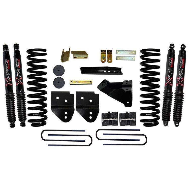 4 in. Suspension Lift Kit for F-250 with Black MAX Shocks F11401K-B