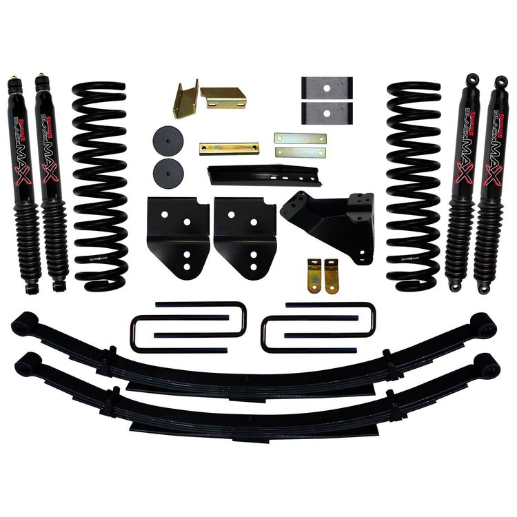 4 in. Suspension Lift Kit for F-250 with Black MAX Shocks F11401KS-B
