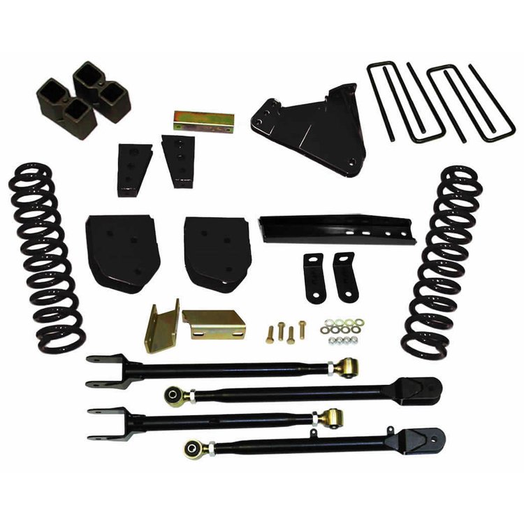 Class 2; Suspension Lift Kit; 4 in. Lift; Incl. FrClSpg/SwyBrLwgBkt;TrkBrRelBkt;Upr/LwrRadArm;RadArm