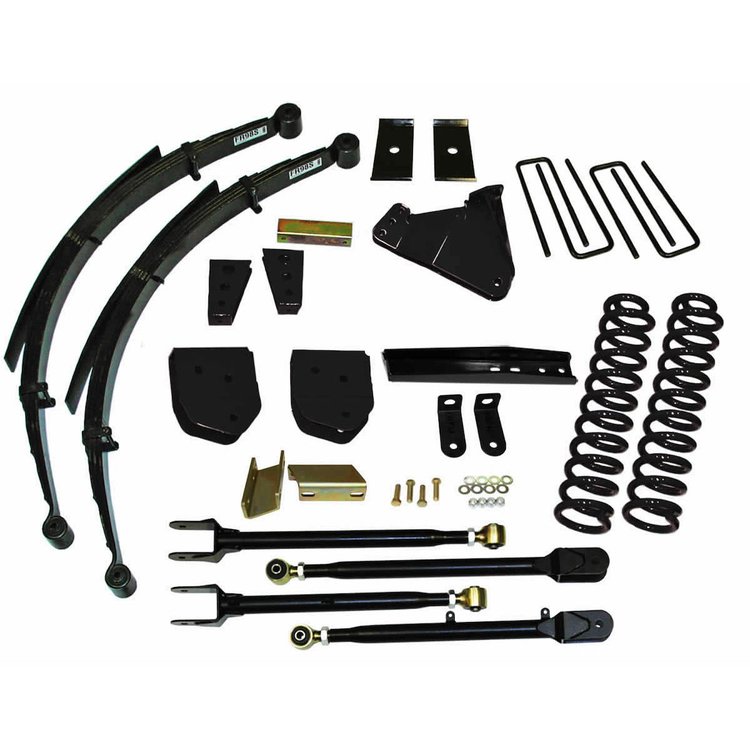 Class 2; Suspension Lift Kit; 4 in. Lift System; Incl. FrClSpg/SwyBrLwgBkt;TrkBrRelBkt;Up/LwrRadArm;
