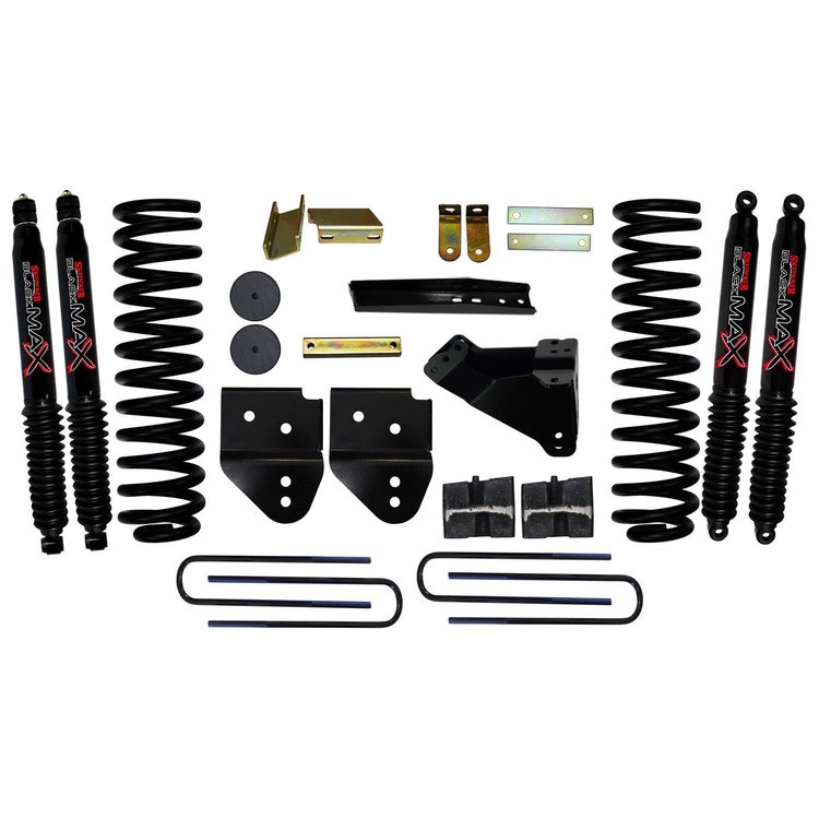 4 in. Suspension Lift Kit for F-250 with Black MAX Shocks F11451K-B