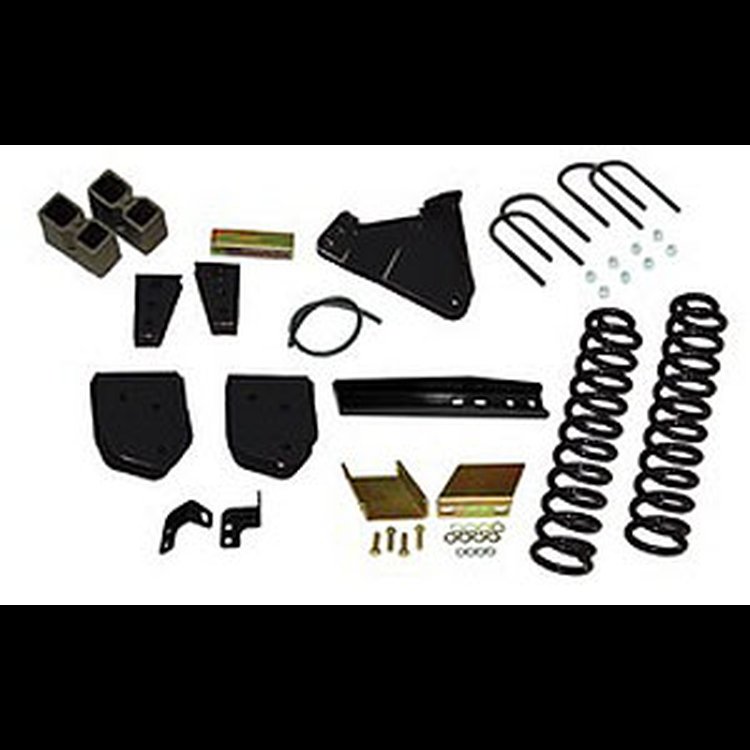 Standard; Suspension Lift Kit; 4 in. Lift; Incl. FrtClSpgs.;TrkBrReloBrkt;RadArmRelo/StrgStab/FrtSwy