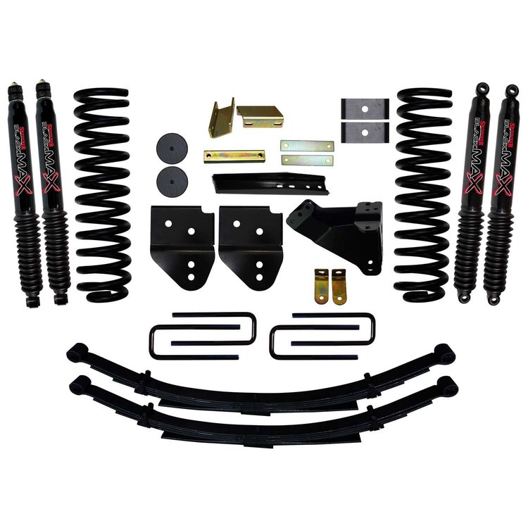 4 in. Suspension Lift Kit for F-250 with Black MAX Shocks F11451KS-B